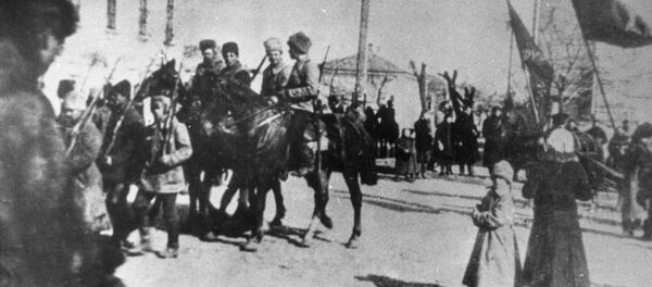 Вступление частей Красной Армии в город Бердянск 15 марта 1919 года. - Sputnik Армения