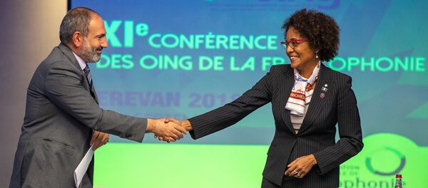 Премьер-министр Армении Никол Пашинян встретился с генеральным секретарем Международной организации Франкофонии Микаэль Жан - Sputnik Армения