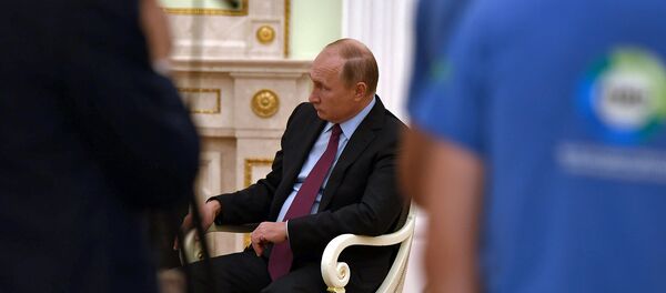 Встреча премьер-министра Армении Никола Пашиняна и президента России Владимира Путина (8 сeнтября 2018). Москвa - Sputnik Армения