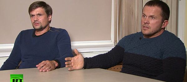 Александр Петров и Руслан Боширов интервью с главном редактором МИА Россия сегодня и RT Маргарите Симоньян  РИА Новости - Sputnik Армения