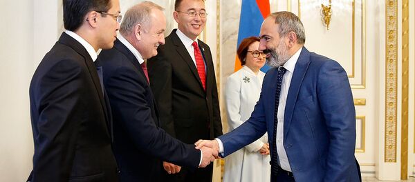 Премьер-министр Армении Никол Пашинян принял глав центральных банков стран-участниц ЕАЭС (17 сентября 2018). Еревaн - Sputnik Армения