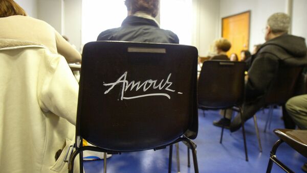 Еженедельное групповое совещание, организованном Ассоциацией Анонимные Алкоголики (23 января 2004). Париж - Sputnik Армения