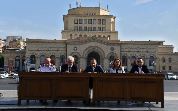 Пресс-конференция, посвященная мероприятиям ко Дню Независимости Армении (18 сентября 2018). Еревaн - Sputnik Армения