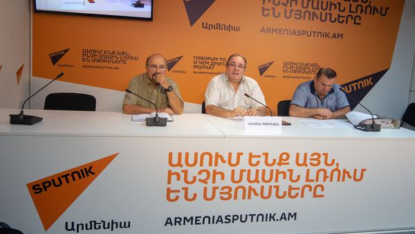 Пресс-конференция по теме Что мешает добыче нефти и газа в Армении - Sputnik Արմենիա