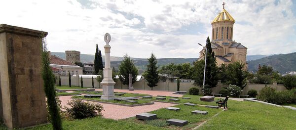 Пантеон Ходживанка, Тбилиси Пантеон Ходживанка, Тбилиси - Sputnik Армения