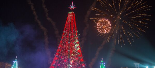 Праздничный Ереван. Главная елка страны - Sputnik Армения