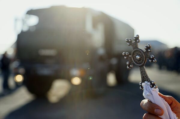 Смена сил полиции для выхода на боевые позиции - Sputnik Արմենիա