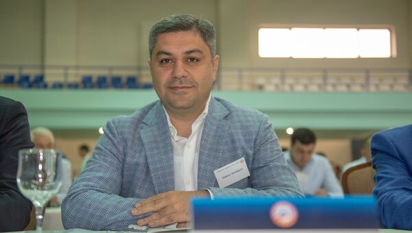 Артур Ванецян на внеочередном собрании Федерации футбола Армении (ФФА) - Sputnik Армения
