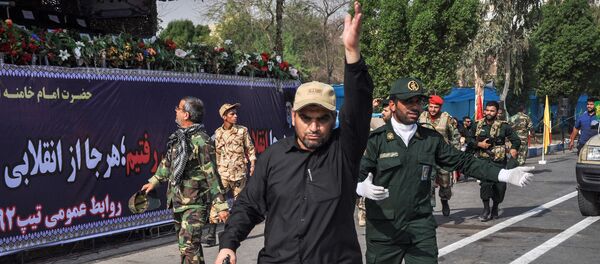 Иранский солдат на месте нападения на военный парад (22 сентября 2018). Ахваз, Иран - Sputnik Армения