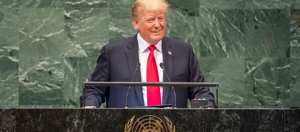 Выступление президента США Дональда Трампа на Генеральной ассамблее ООН (25 сентября 2018). Нью-Йорк - Sputnik Армения