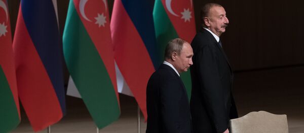 Встреча президентов России и Азербайджана Владимира Путина и Ильхама Алиева (27 сентября 2018). Бакy Встреча президентов России и Азербайджана Владимира Путина и Ильхама Алиева (27 сентября 2018). Бакy - Sputnik Արմենիա