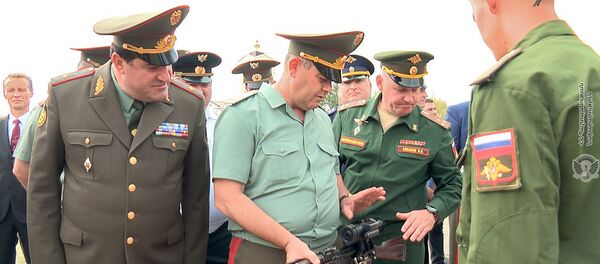 18-ая годовщина совместного группирования ВС РА и ВС РФ (27 сентября 2018). Гюмри - Sputnik Արմենիա