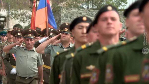 18-ая годовщина совместного группирования ВС РА и ВС РФ (27 сентября 2018). Гюмри 18-ая годовщина совместного группирования ВС РА и ВС РФ (27 сентября 2018). Гюмри - Sputnik Армения