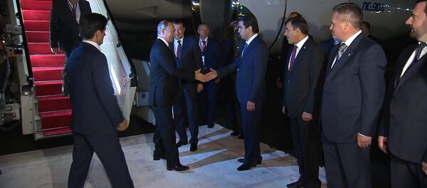 Президент России Владимир Путин прибыл в Душанбе на саммит глав государств СНГ Президент России Владимир Путин прибыл в Душанбе на саммит глав государств СНГ - Sputnik Армения