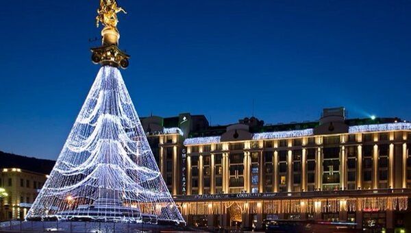 Новогодняя елка в Тбилиси - Sputnik Արմենիա