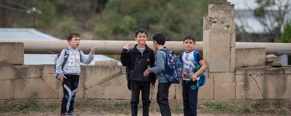 Школьники села Коти, Тавуш Школьники села Коти, Тавуш - Sputnik Արմենիա