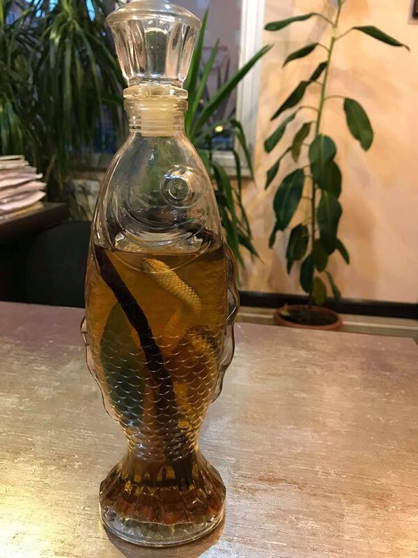 Алкогольный напиток со змеей - Sputnik Армения