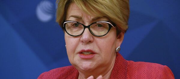 Руководитель Федерального агентства по делам СНГ, соотечественников, проживающих за рубежом, и по международному гуманитарному сотрудничеству Элеонора Митрофанова - Sputnik Армения