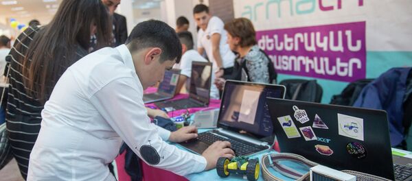 В столице стартовала выставка DigiTech (5 октября 2018). Ереван - Sputnik Արմենիա