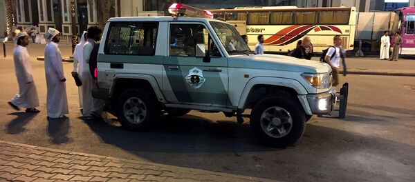 Полицейский автомовиль в Саудовской Аравии. Архивное фото - Sputnik Армения