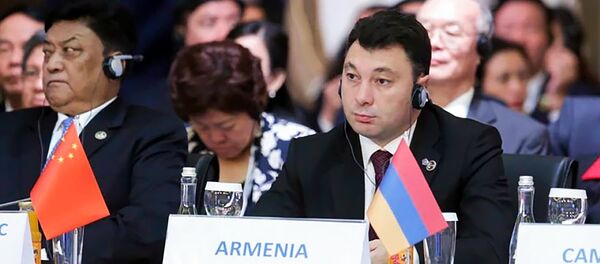 Вице-спикер НС Армении Эдуард Шармазанов на третьем Международном форуме руководителей парламентов Евразийских государств (9 октября 2018). Анталья Вице-спикер НС Армении Эдуард Шармазанов на третьем Международном форуме руководителей парламентов Евразийских государств (9 октября 2018). Анталья - Sputnik Արմենիա