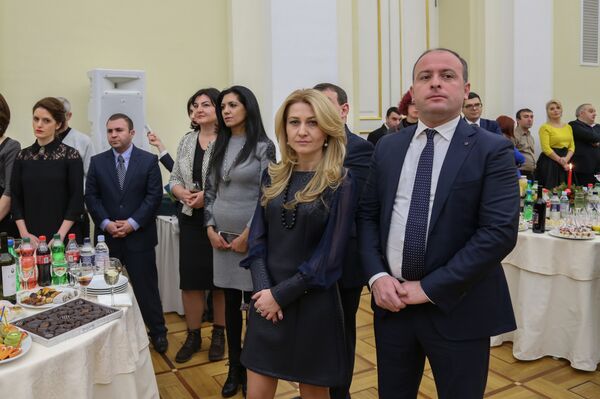 Новогодний прием у президента РА Сержа Саргсяна с представителями прессы Новогодний прием у президента РА Сержа Саргсяна с представителями прессы - Sputnik Արմենիա