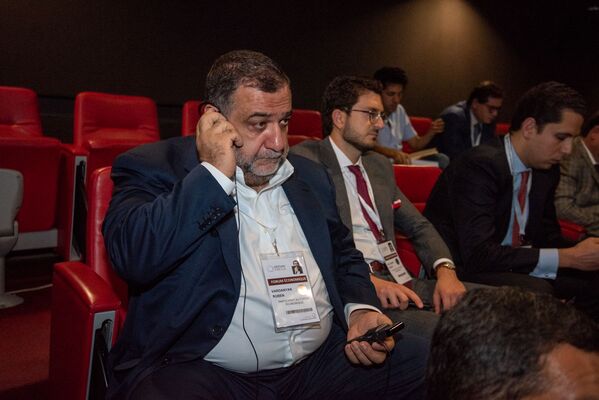Бизнесмен Рубен Варданян на бизнес-форуме в центре креативных технологий Тумо (10 октября 2018). Еревaн - Sputnik Армения