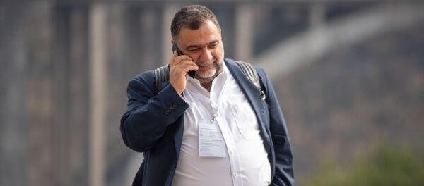 Бизнесмен Рубен Варданян на бизнес-форуме в центре креативных технологий Тумо (10 октября 2018). Еревaн - Sputnik Армения