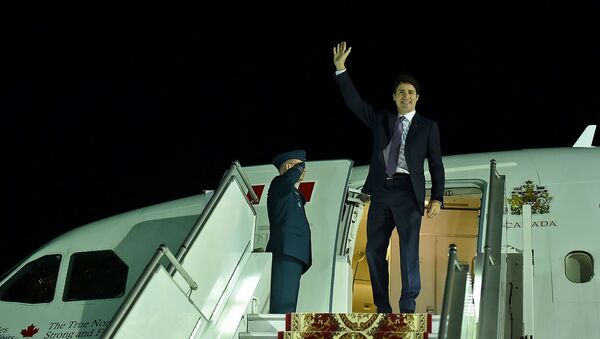 Премьер-министр Канады Джастин Трюдо прибыл в Армению (10 октября 2018). Еревaн - Sputnik Արմենիա