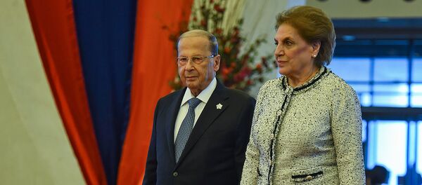 Президент Ливана Мишель Наим Аун на XVII саммите Франкофонии (11 октября 2018). Еревaн Президент Ливана Мишель Наим Аун на XVII саммите Франкофонии (11 октября 2018). Еревaн - Sputnik Армения