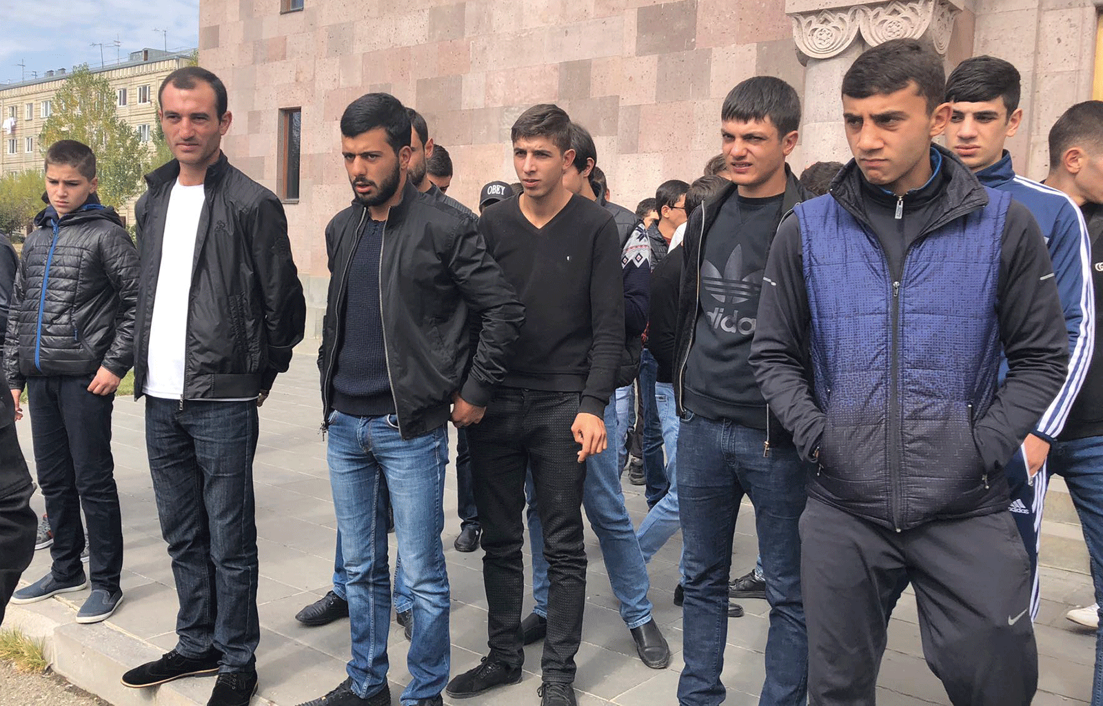 Акция протеста родственников недавно скончавшегося военнослужащего Геворга Казаряна (11.10.2018) Гюмри Акция протеста родственников недавно скончавшегося военнослужащего Геворга Казаряна (11.10.2018) Гюмри - Sputnik Արմենիա