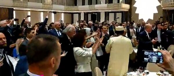 Гости Франкофонии танцуют под армянскую музыку - Sputnik Армения