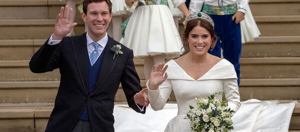 Свадьба британской принцессы Евгении Йоркская и Джека Бруксбанка (12 октября 2018). Виндзор Свадьба британской принцессы Евгении Йоркская и Джека Бруксбанка (12 октября 2018). Виндзор - Sputnik Արմենիա