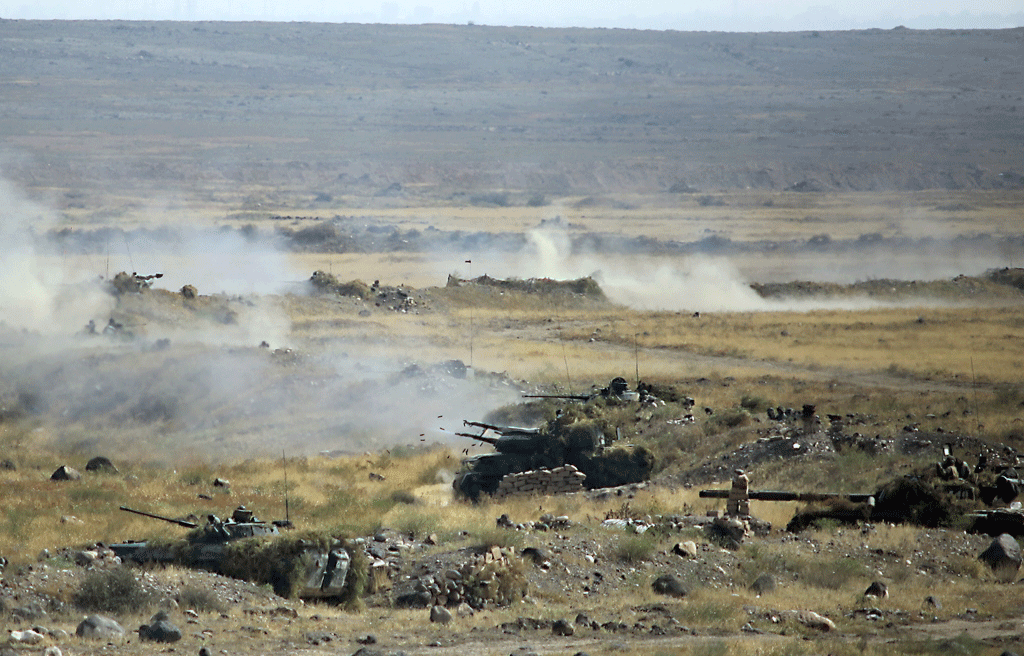 Тактические учения объединенных сил Вооруженных Сил Армении и России (12 октября 2018) - Sputnik Армения