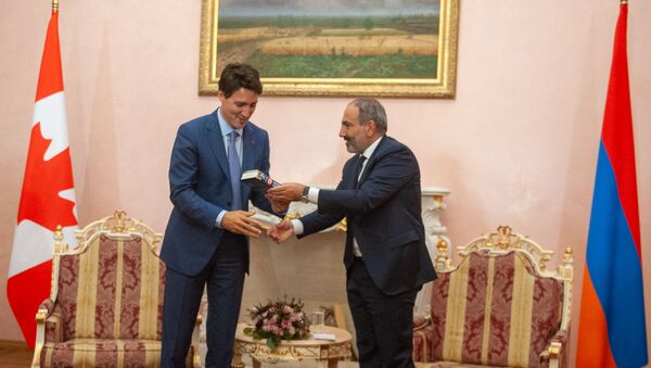 Официальный визит премьер-министра Канады Джастина Трюдо в Армению (12 октября 2018). Еревaн - Sputnik Արմենիա