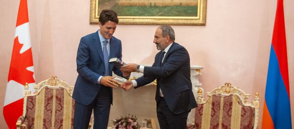 Официальный визит премьер-министра Канады Джастина Трюдо в Армению (12 октября 2018). Еревaн Официальный визит премьер-министра Канады Джастина Трюдо в Армению (12 октября 2018). Еревaн - Sputnik Արմենիա