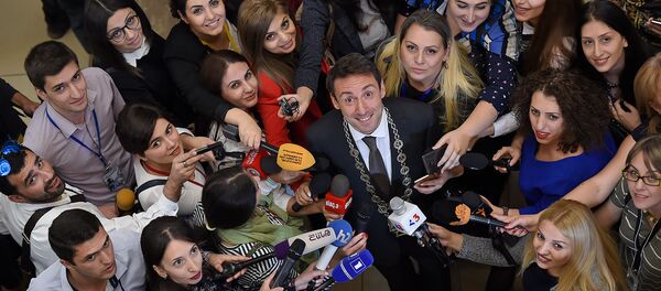 Интервью мэра Еревана Айка Марутяна после инаугурации (13 октября 2018). Еревaн - Sputnik Армения