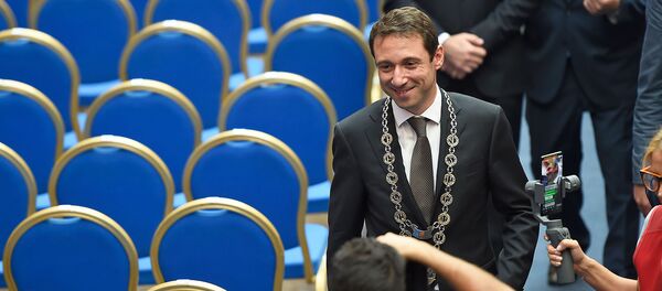 Мэр Еревана Айк Марутян после инаугурации (13 октября 2018). Еревaн - Sputnik Армения