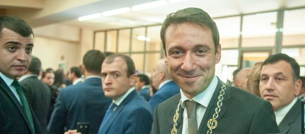 Мэр Еревана Айк Марутян после инаугурации (13 октября 2018). Еревaн - Sputnik Արմենիա