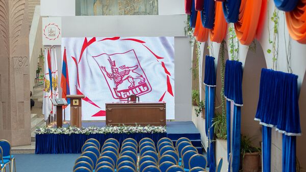 Зал церемонии инаугурации мэра Еревана (13 октября 2018). Ереван - Sputnik Армения