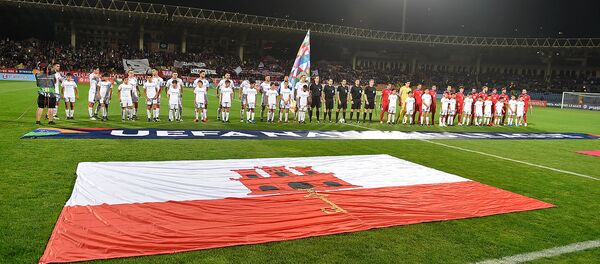 Футбольный матч Лиги Наций УЕФА между сборными Армении и Гибралтара (13 октября 2018). Еревaн Футбольный матч Лиги Наций УЕФА между сборными Армении и Гибралтара (13 октября 2018). Еревaн - Sputnik Արմենիա