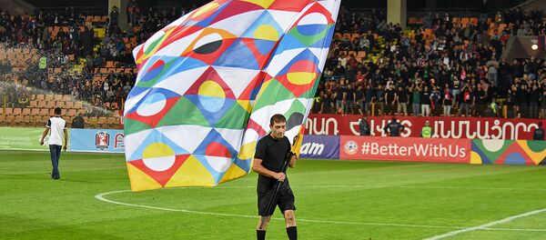 Футбольный матч Лиги Наций УЕФА между сборными Армении и Гибралтара (13 октября 2018). Еревaн - Sputnik Армения