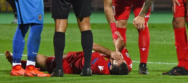 Футбольный матч Лиги Наций УЕФА между сборными Армении и Гибралтара (13 октября 2018). Еревaн - Sputnik Армения