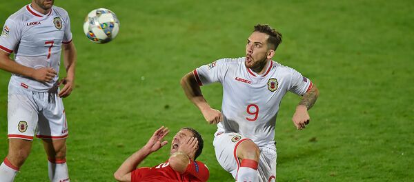 Футбольный матч Лиги Наций УЕФА между сборными Армении и Гибралтара (13 октября 2018). Еревaн Футбольный матч Лиги Наций УЕФА между сборными Армении и Гибралтара (13 октября 2018). Еревaн - Sputnik Армения