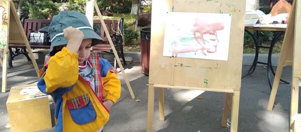 Выставка рисунков в Ереванском зоопарке Выставка рисунков в Ереванском зоопарке - Sputnik Արմենիա