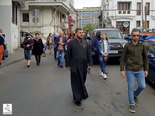 Церемония зажжения свечей в Тбилиси – в защиту армянских святынь Церемония зажжения свечей в Тбилиси – в защиту армянских святынь - Sputnik Արմենիա