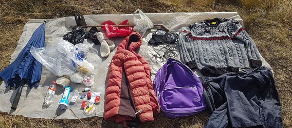 Вещи нарушителя государственной границы Армении Вещи нарушителя государственной границы Армении - Sputnik Արմենիա