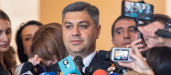 Глава СНБ Артур Ванецян встретился с журналистами после заседания Парламента Армении (16 октября 2018). Еревaн - Sputnik Армения