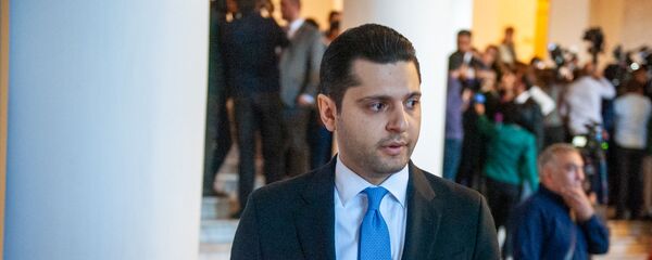 Губернатор Армавира Амбарцум Матевосян после заседания Правительства (16 октября 2018). Еревaн - Sputnik Արմենիա