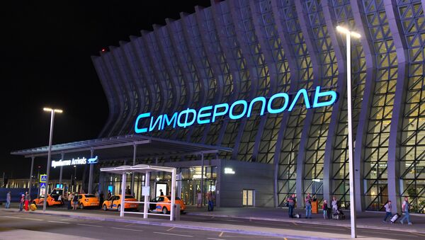 Здание терминала Крымская волна международного аэропорта Симферополь. - Sputnik Армения